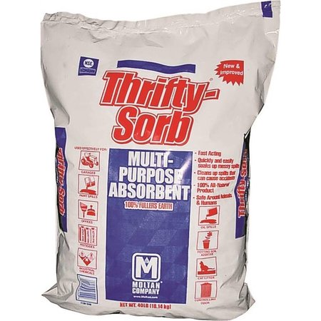 EP MINERALS 40 lbs Bag Solid Thriftysorb Multi-Purpose Premium Oil Absorbent - Tan & Gray EP385235